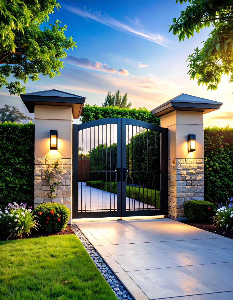 Gate Lookup 25 Front Gate Ideas to Define and Beautify Your Property - Our ...