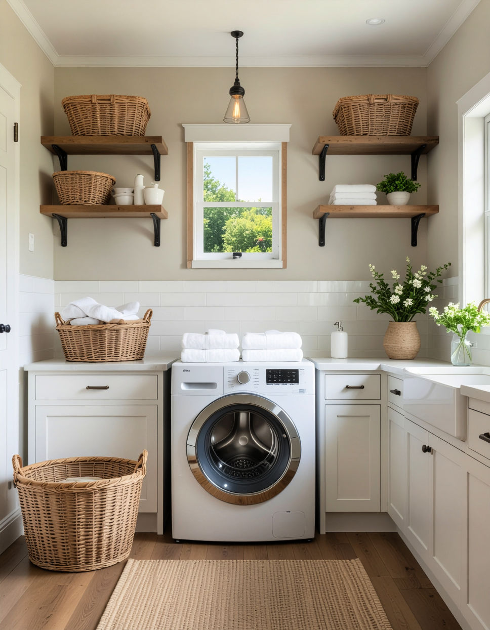 25 Farmhouse Laundry Room Ideas: Practical and Charming Utility Spaces ...