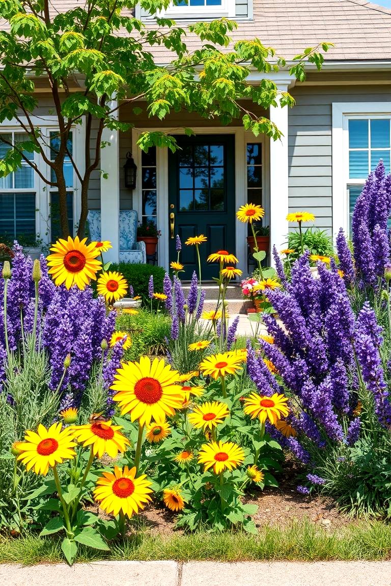 Pollinator Garden for a Thriving Ecosystem - 25 Front Yard Flower Bed Ideas